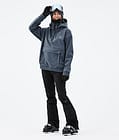 Cyclone W 2022 Skijacke Damen Metal Blue, Bild 3 von 9