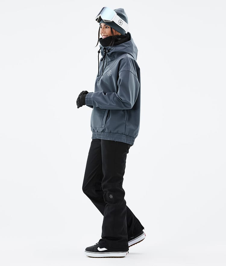 Cyclone W 2022 Snowboardjacke Damen Metal Blue