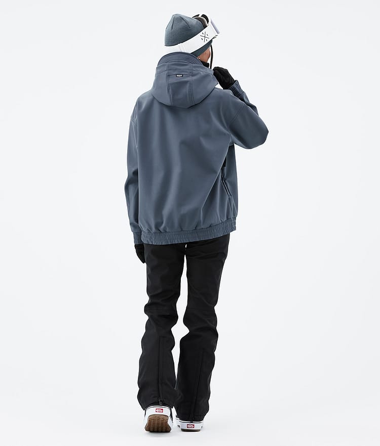 Cyclone W 2022 Snowboardjacke Damen Metal Blue, Bild 5 von 9