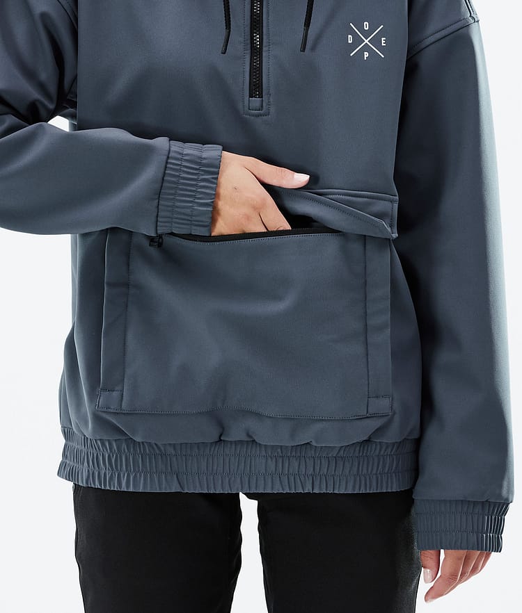 Cyclone W 2022 Manteau Ski Femme Metal Blue