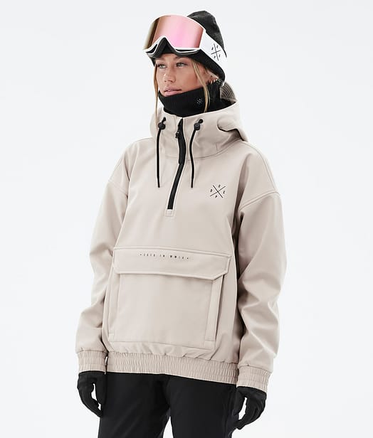 Cyclone W 2022 Snowboardjacke Damen Sand