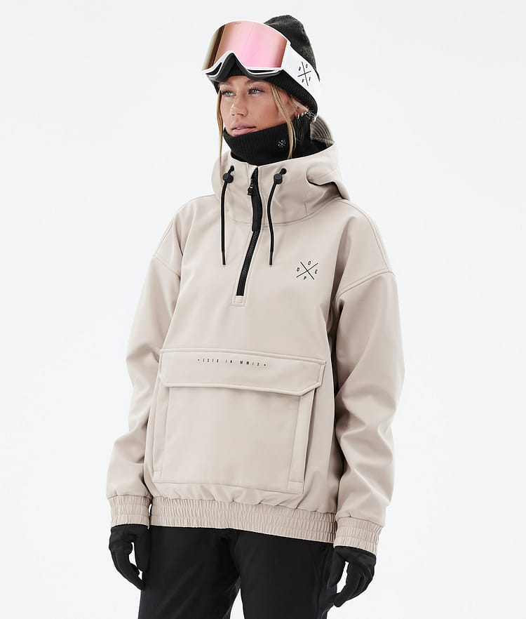 Cyclone W 2022 Snowboardjakke Dame Sand Renewed, Billede 1 af 9