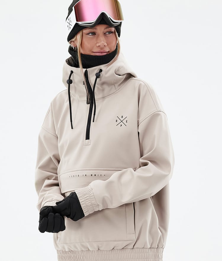 Cyclone W 2022 Manteau Ski Femme Sand, Image 2 sur 9