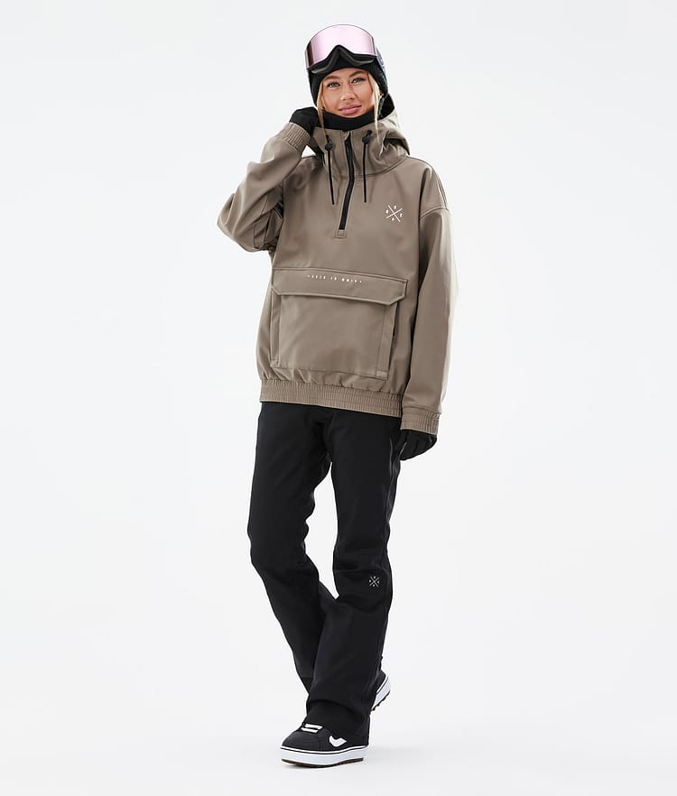 Cyclone W 2022 Snowboardjacke Damen Walnut