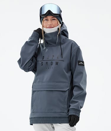 Wylie W Chaqueta Snowboard Mujer DS Metal Blue Renewed