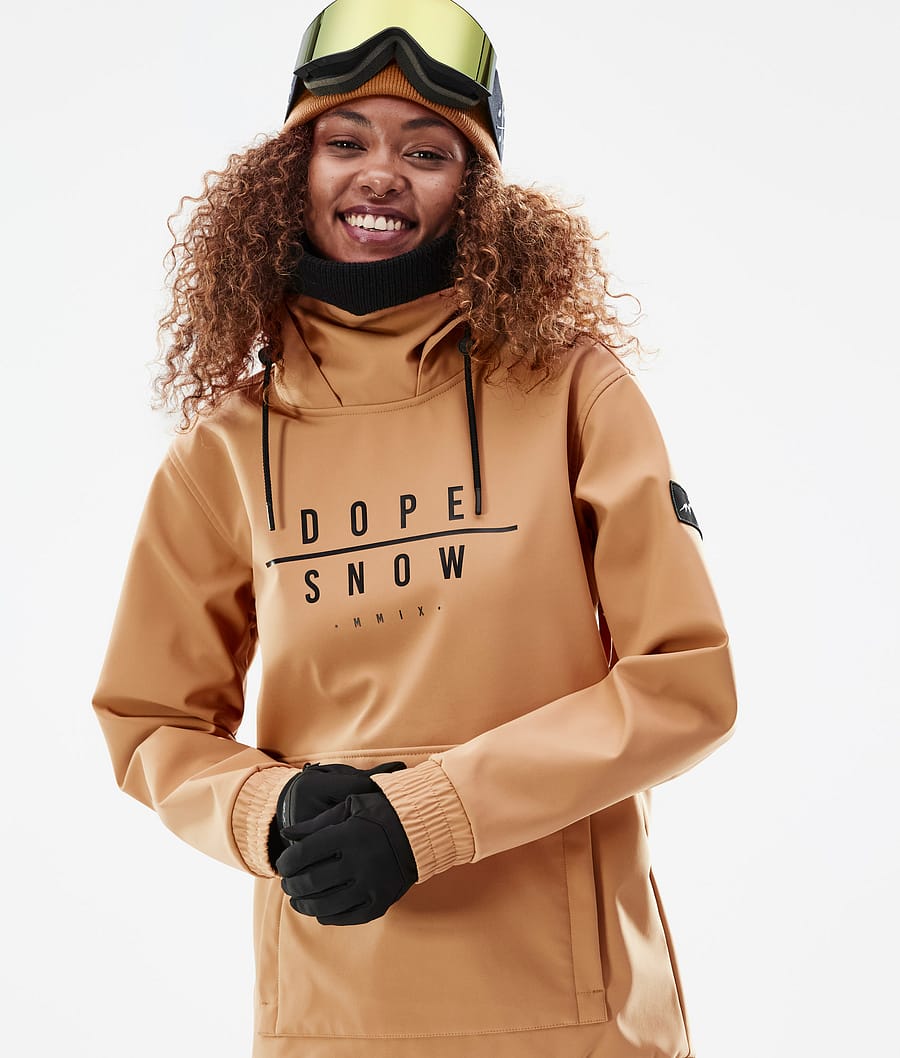 Wylie W Snowboard Jacket Women DS Khaki Yellow