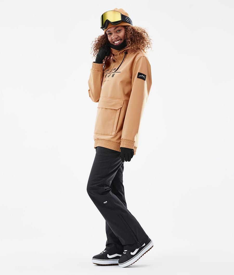 Wylie W Snowboard Jacket Women DS Khaki Yellow