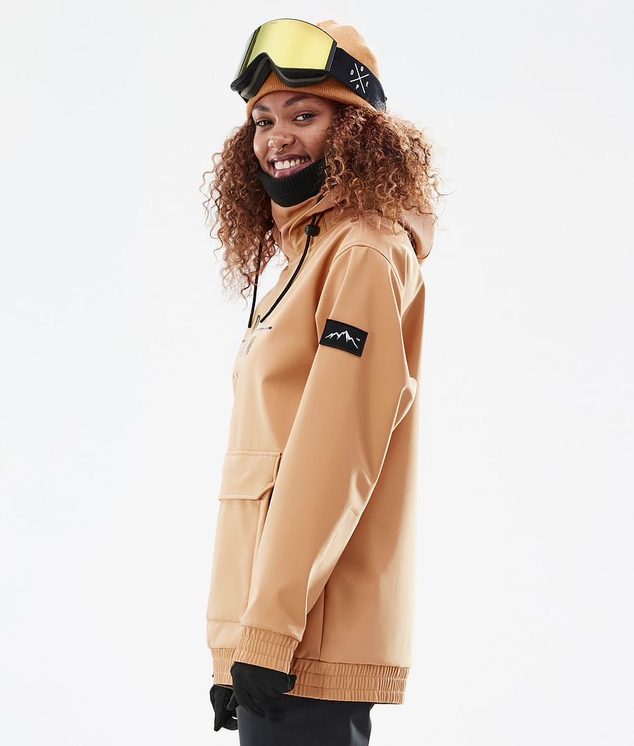 Wylie W Snowboard Jacket Women DS Khaki Yellow