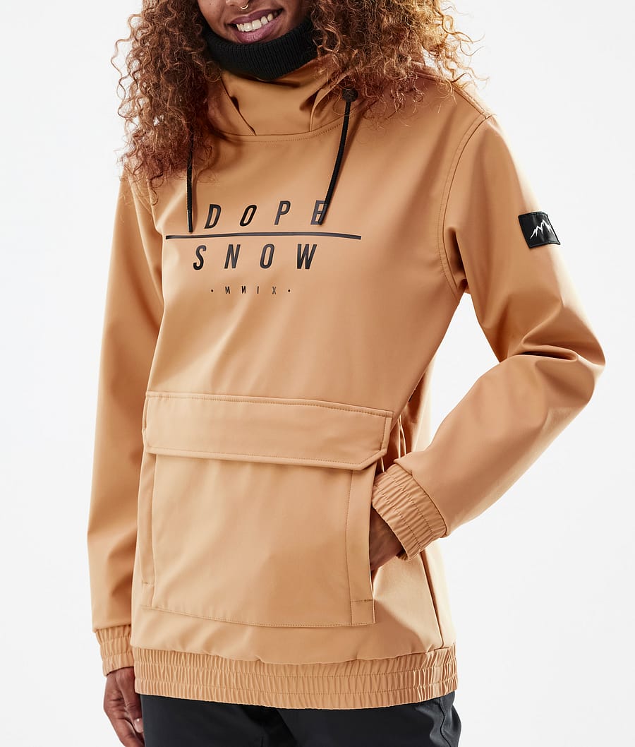 Wylie W Snowboard Jacket Women DS Khaki Yellow