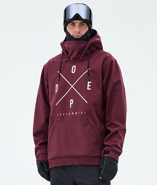 Yeti Snowboardjakke Herre 2X-Up Burgundy