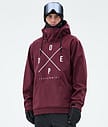 Yeti Snowboard Jacket Men 2X-Up Burgundy