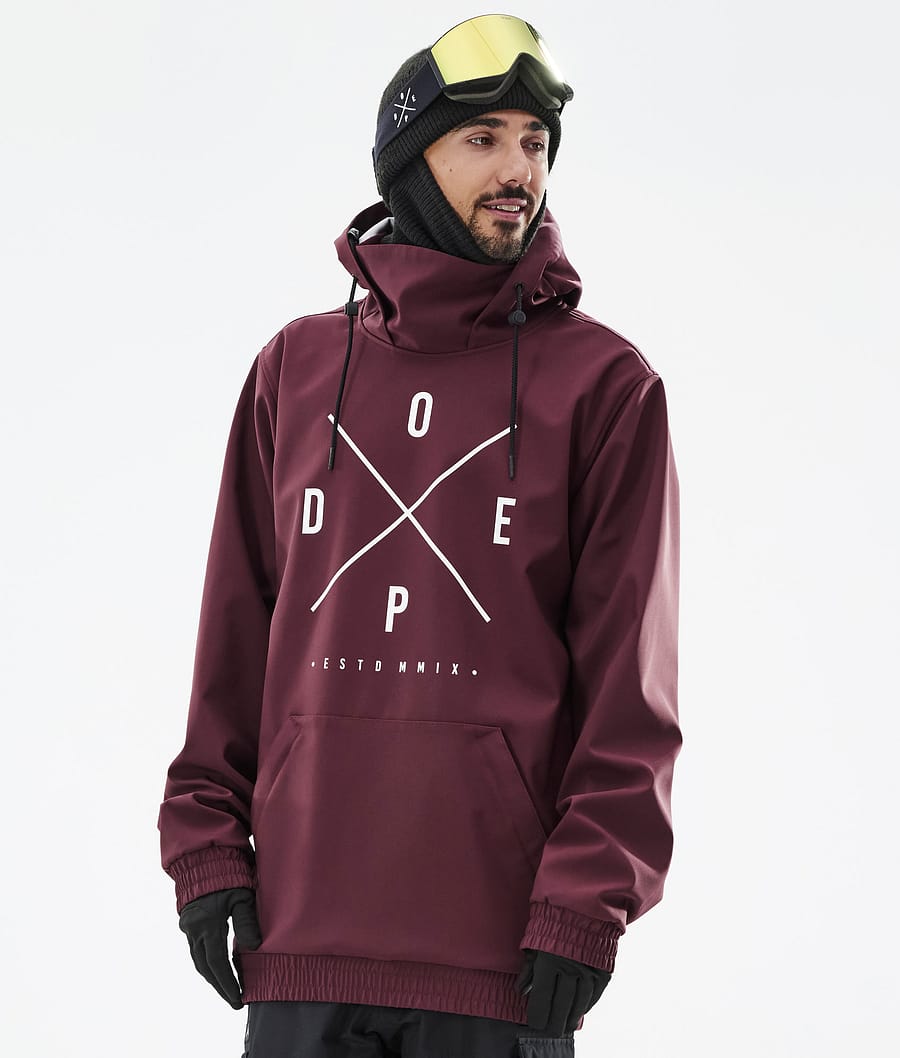 Yeti Snowboard Jacket Men 2X-Up Burgundy Renewed
