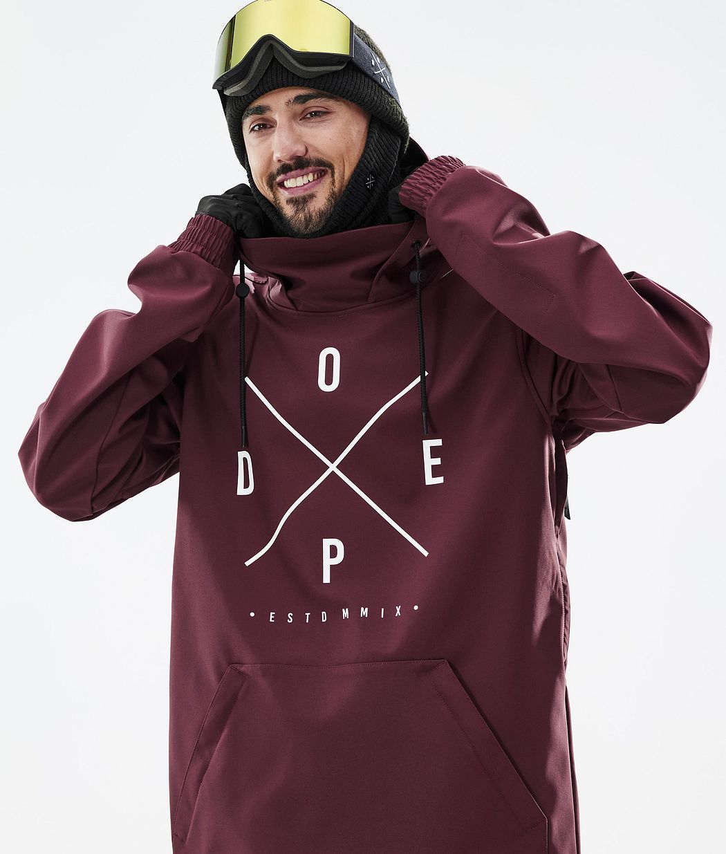 Dope Yeti Ski Jacket Men 2X-Up Burgundy | Dopesnow UK