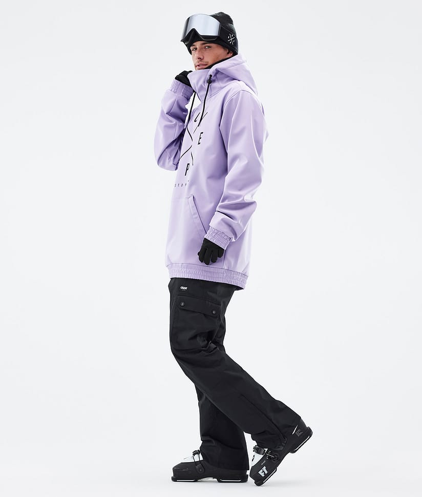 Dope Yeti Snowboard Jacket Men 2X-Up Grey Camo