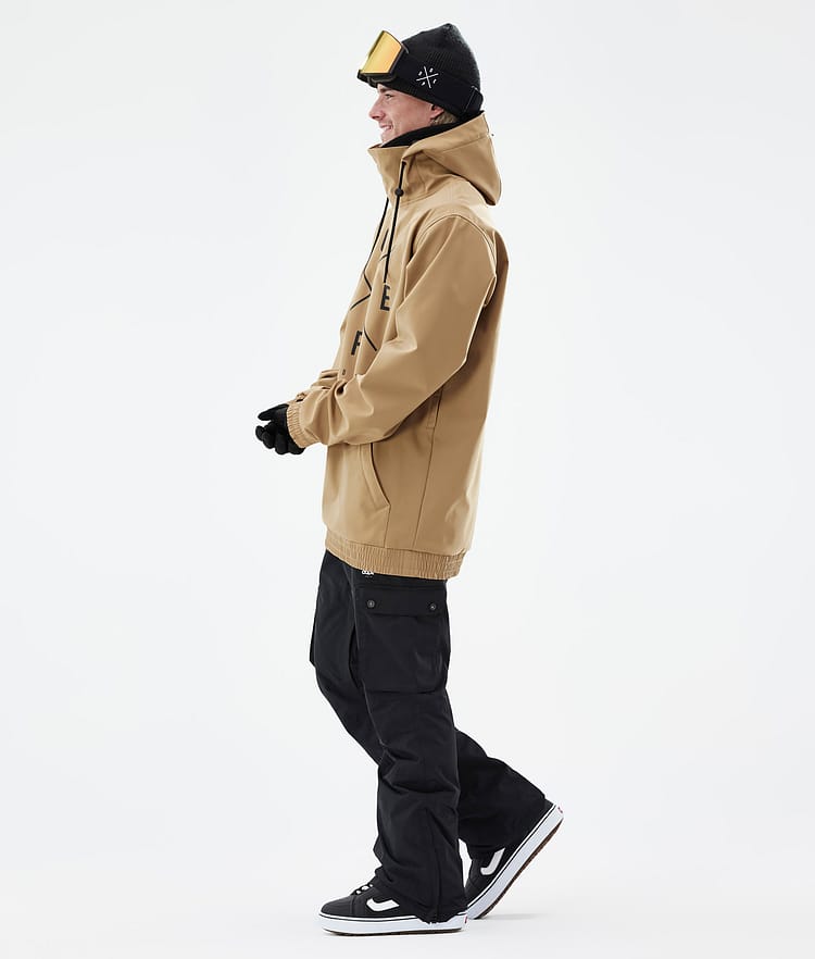 Yeti Snowboard Jacket Men 2X-Up Gold, Image 3 of 7