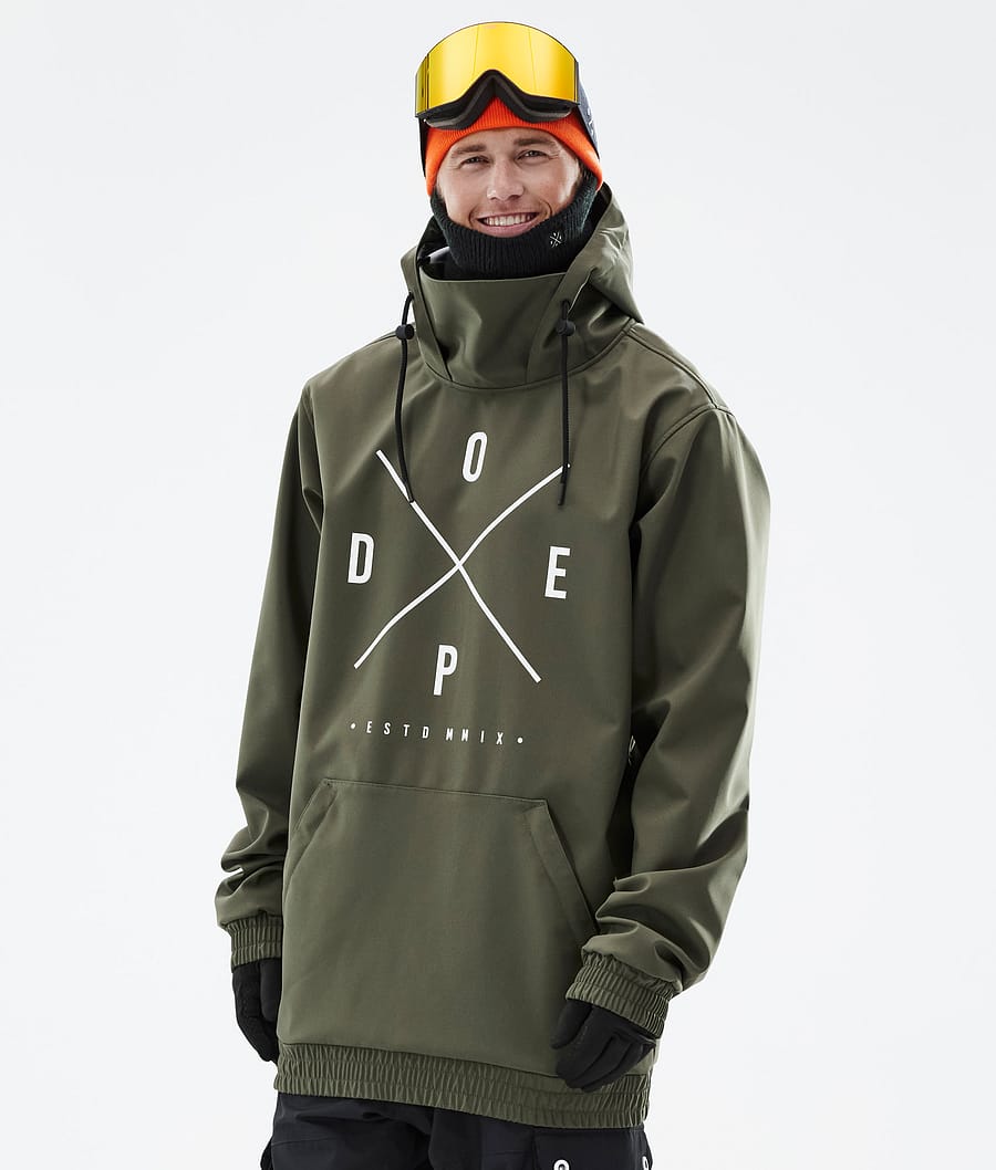 Yeti Ski jas Heren 2X-Up Olive Green