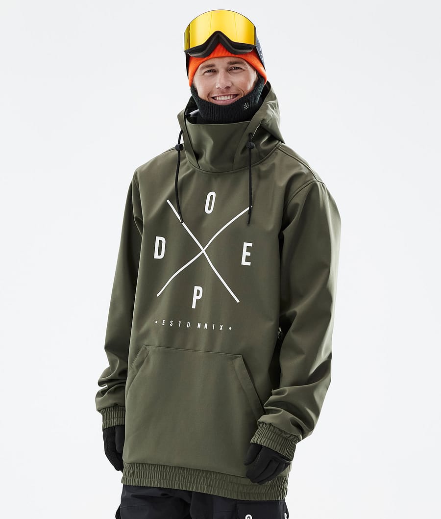 Yeti Snowboard Jacket Men 2X-Up Olive Green