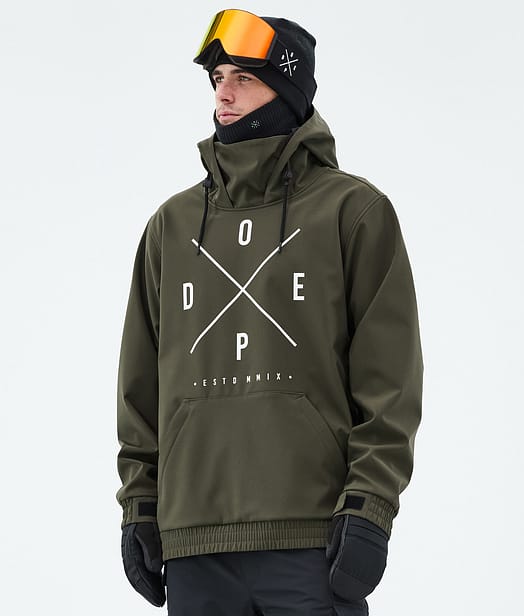 Yeti Snowboard Jacket Men 2X-Up Olive Green