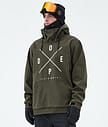 Yeti Snowboard Jacket Men 2X-Up Olive Green