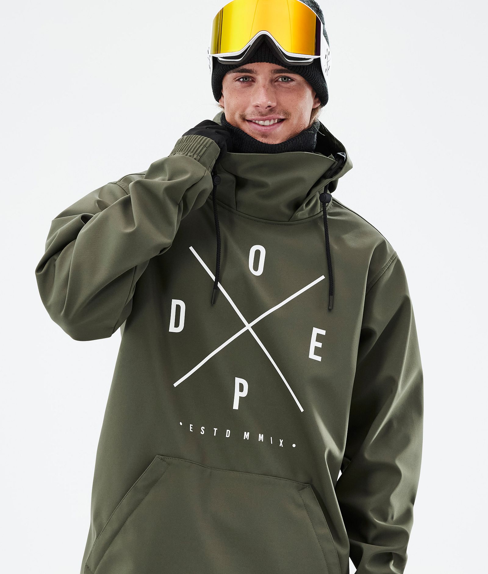 Dope Yeti Snowboard Jacket Men 2X-Up Olive Green | Dopesnow.com