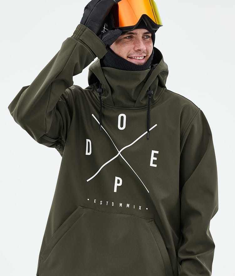Yeti Snowboard Jacket Men 2X-Up Olive Green, Image 2 of 8