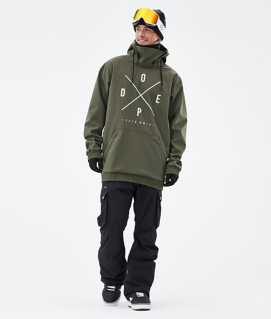 Dope Yeti Snowboard Jacket Men 2X-Up Olive Green | Dopesnow AU