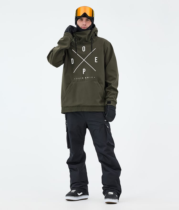 Yeti Snowboard Jacket Men 2X-Up Olive Green, Image 3 of 8