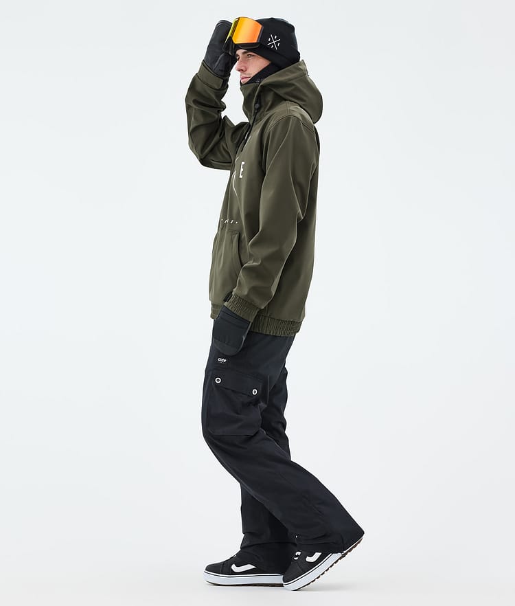 Yeti Snowboard Jacket Men 2X-Up Olive Green, Image 4 of 8