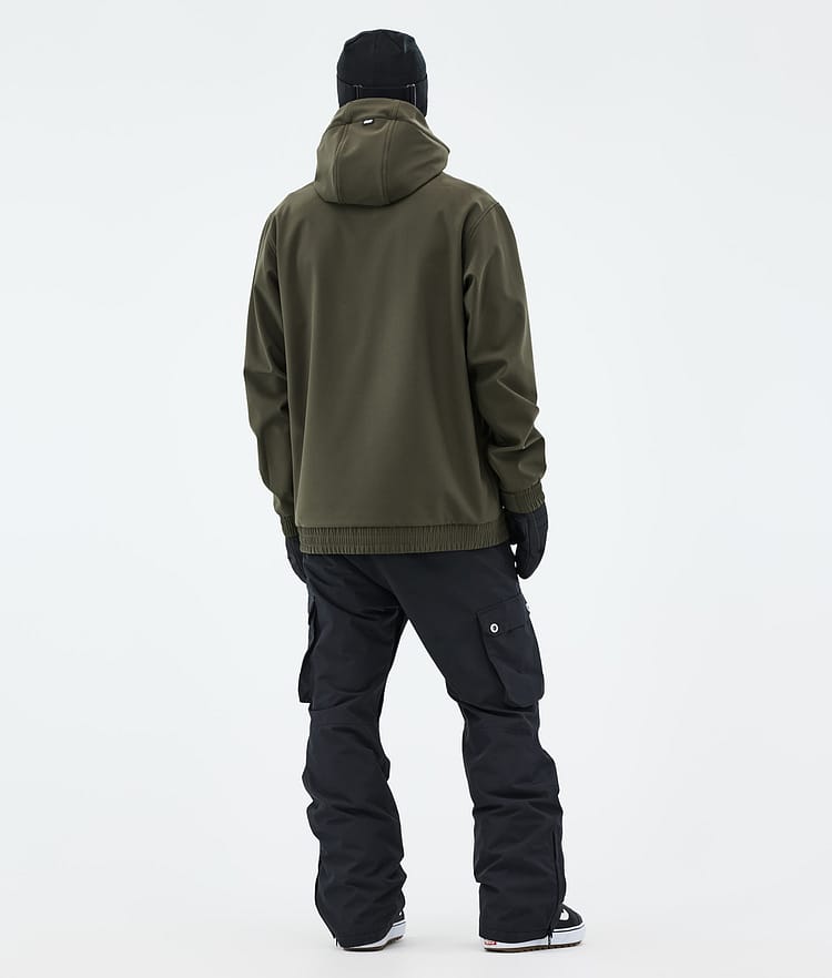 Yeti Snowboard Jacket Men 2X-Up Olive Green, Image 5 of 8