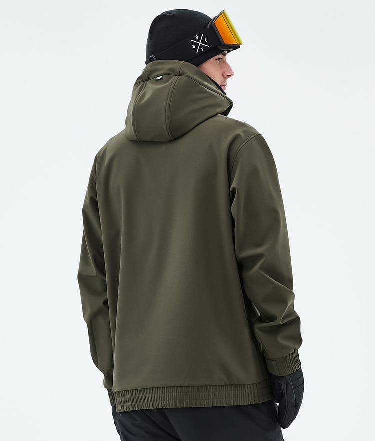 Yeti Snowboard Jacket Men 2X-Up Olive Green, Image 7 of 8