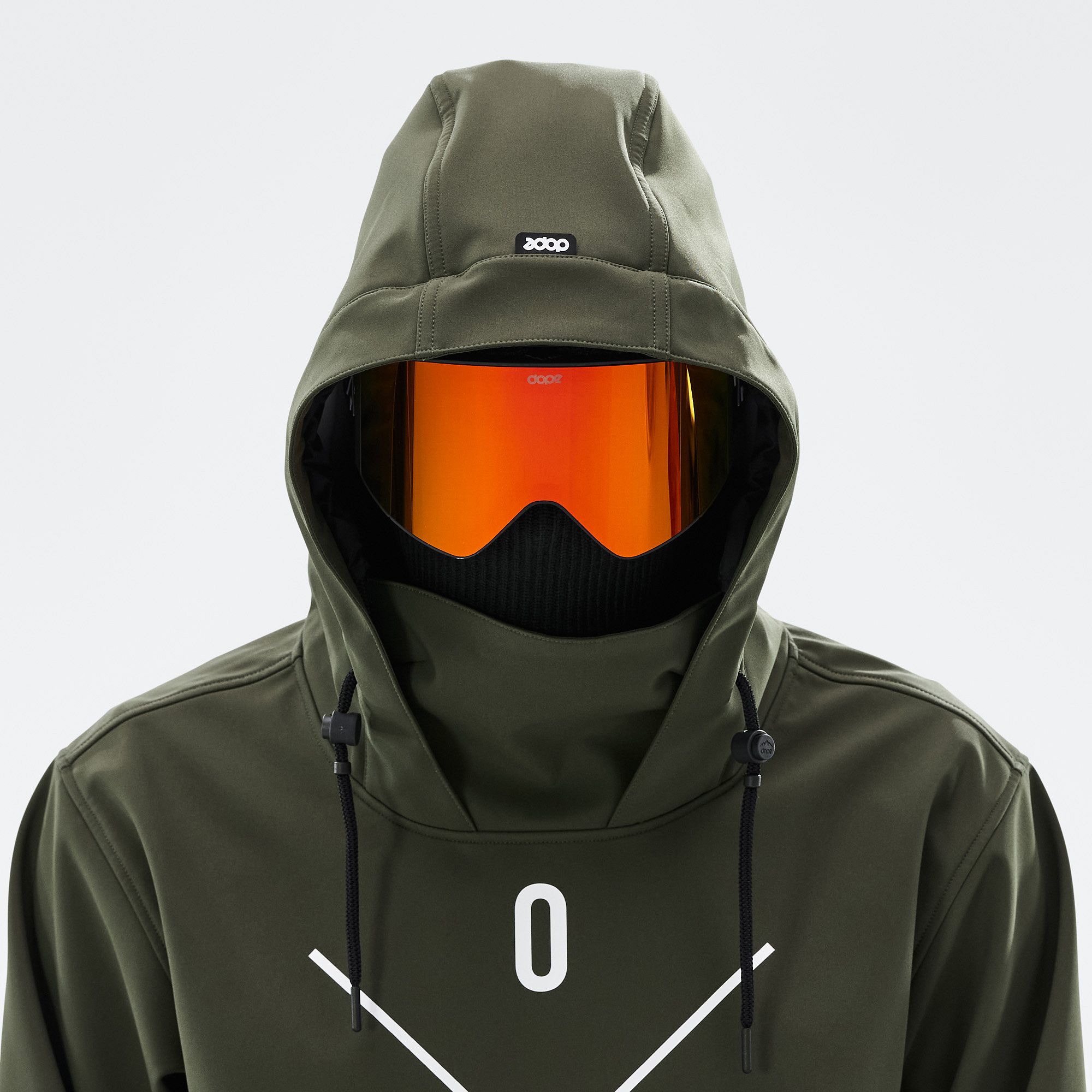 Dope Yeti Snowboard Jacket Men 2X-Up Olive Green | Dopesnow.com