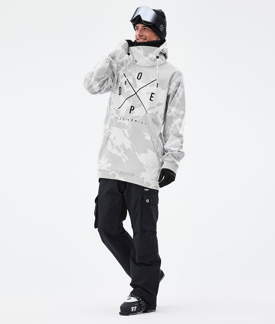 Dope Yeti Men's Snowboard Jacket Grey Camo