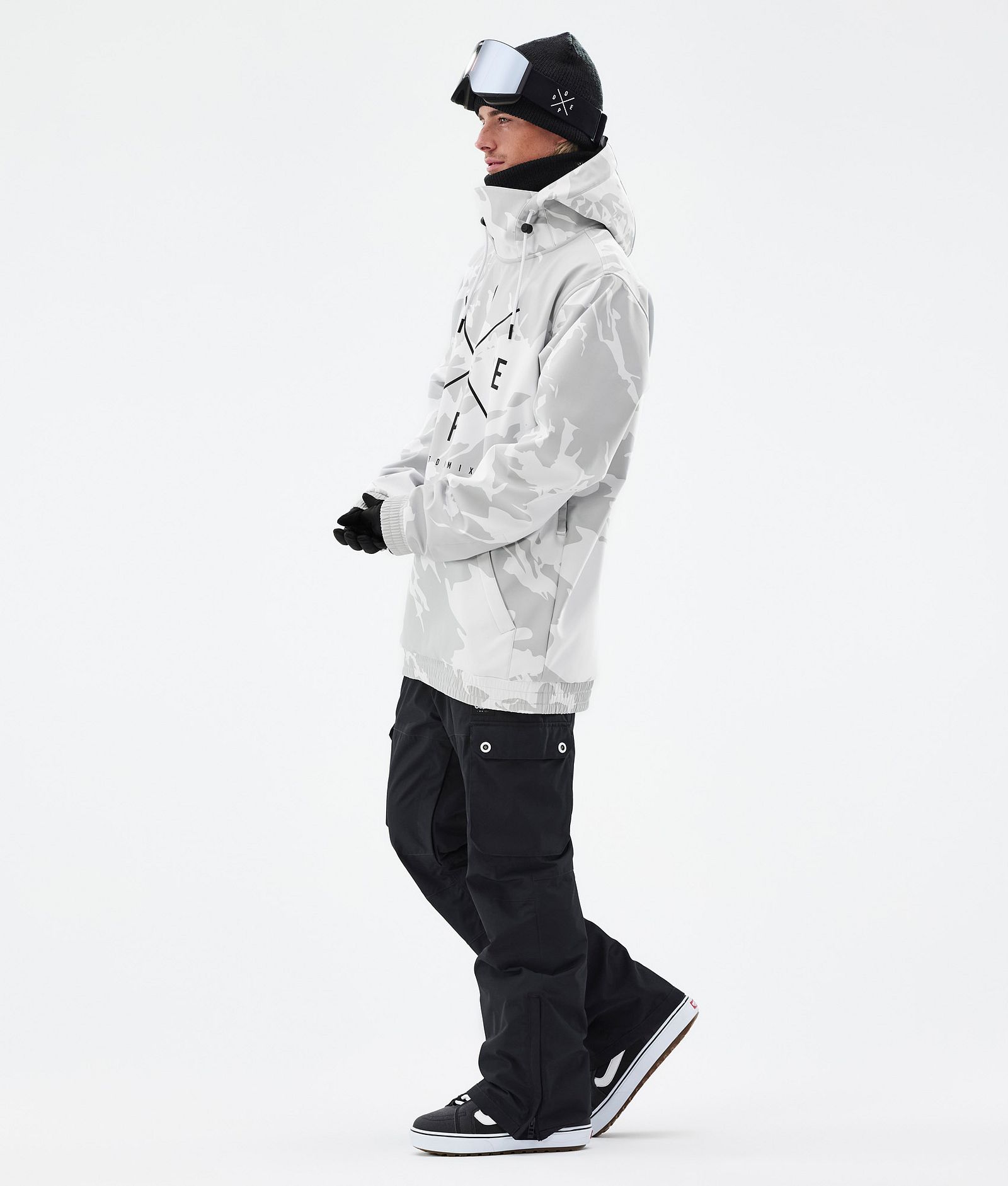 Yeti Bunda na Snowboard Pánské 2X-Up Grey Camo