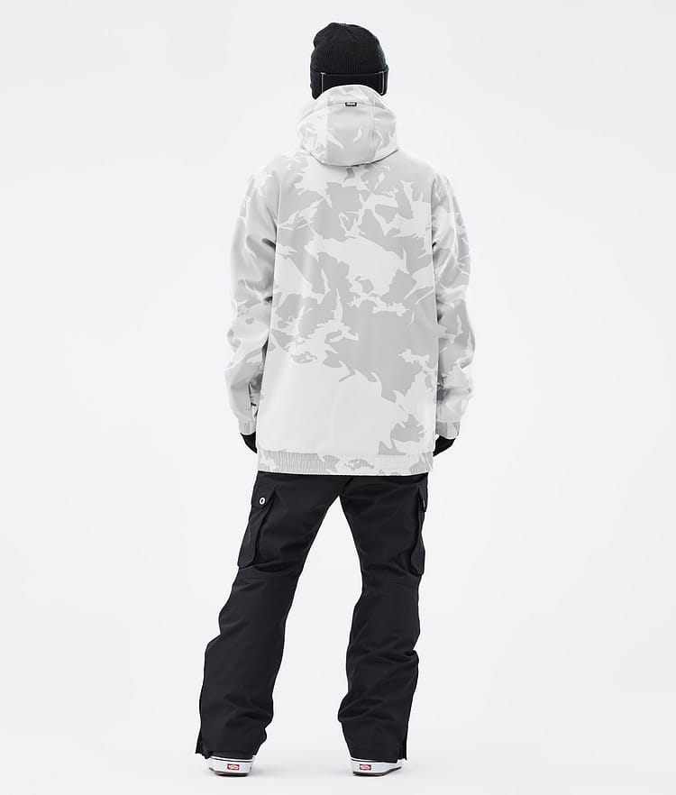 Yeti Snowboard Jacket Men 2X-Up Grey Camo Renewed