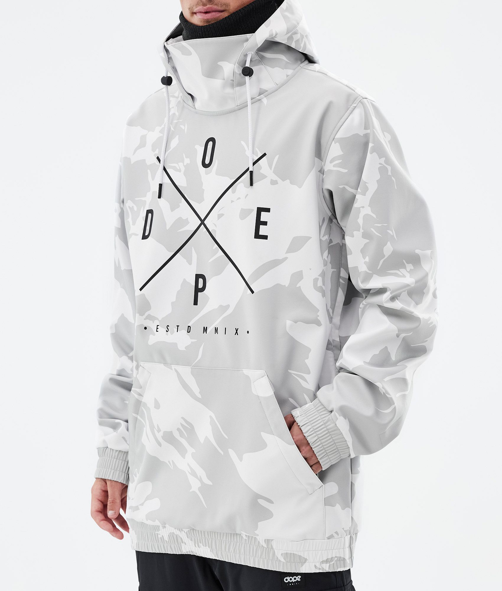 Dope Yeti メンズ スノーボードジャケット Grey Camo