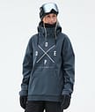 Yeti W Snowboardjakke Dame 2X-Up Metal Blue