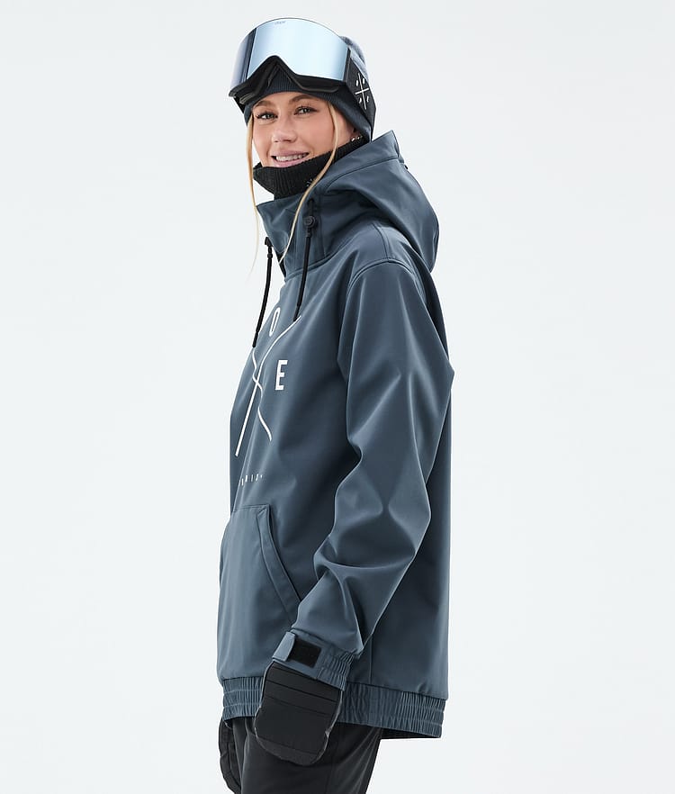 Yeti W Snowboardjacke Damen 2X-Up Metal Blue, Bild 6 von 8