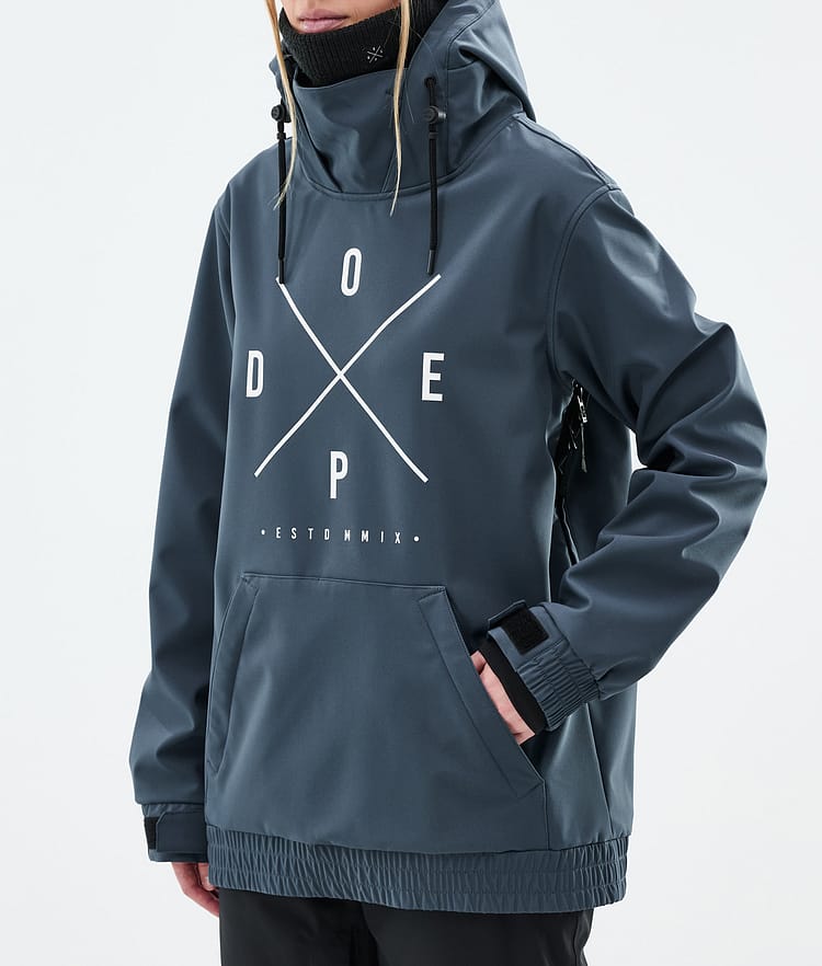 Yeti W Snowboardjacke Damen 2X-Up Metal Blue, Bild 8 von 8