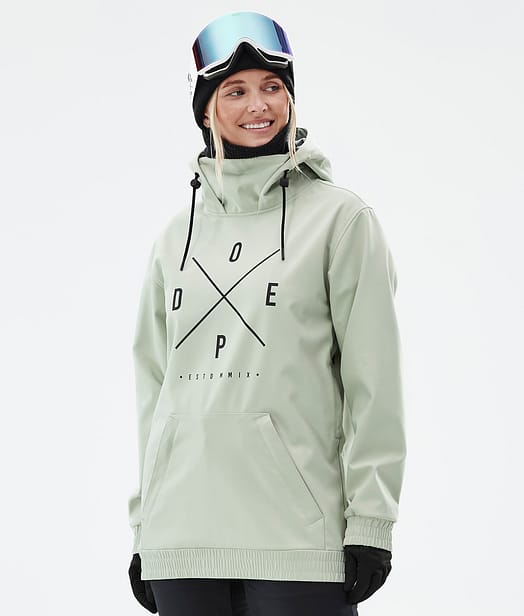 Yeti W Ski jas Dames Soft Green