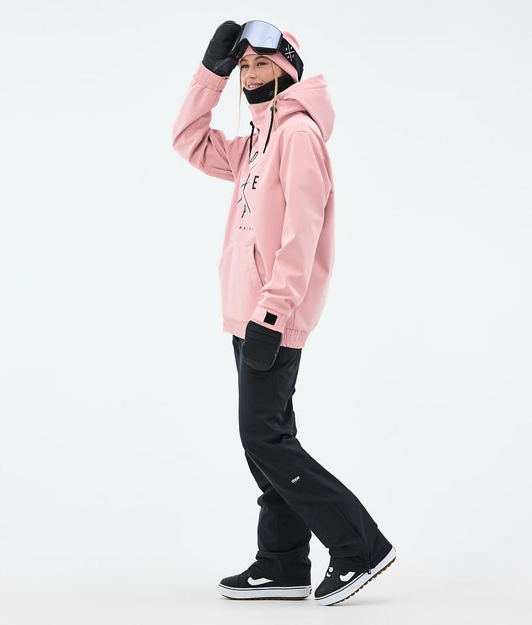 Yeti W Snowboardjakke Dame 2X-Up Soft Pink, Bilde 4 av 8