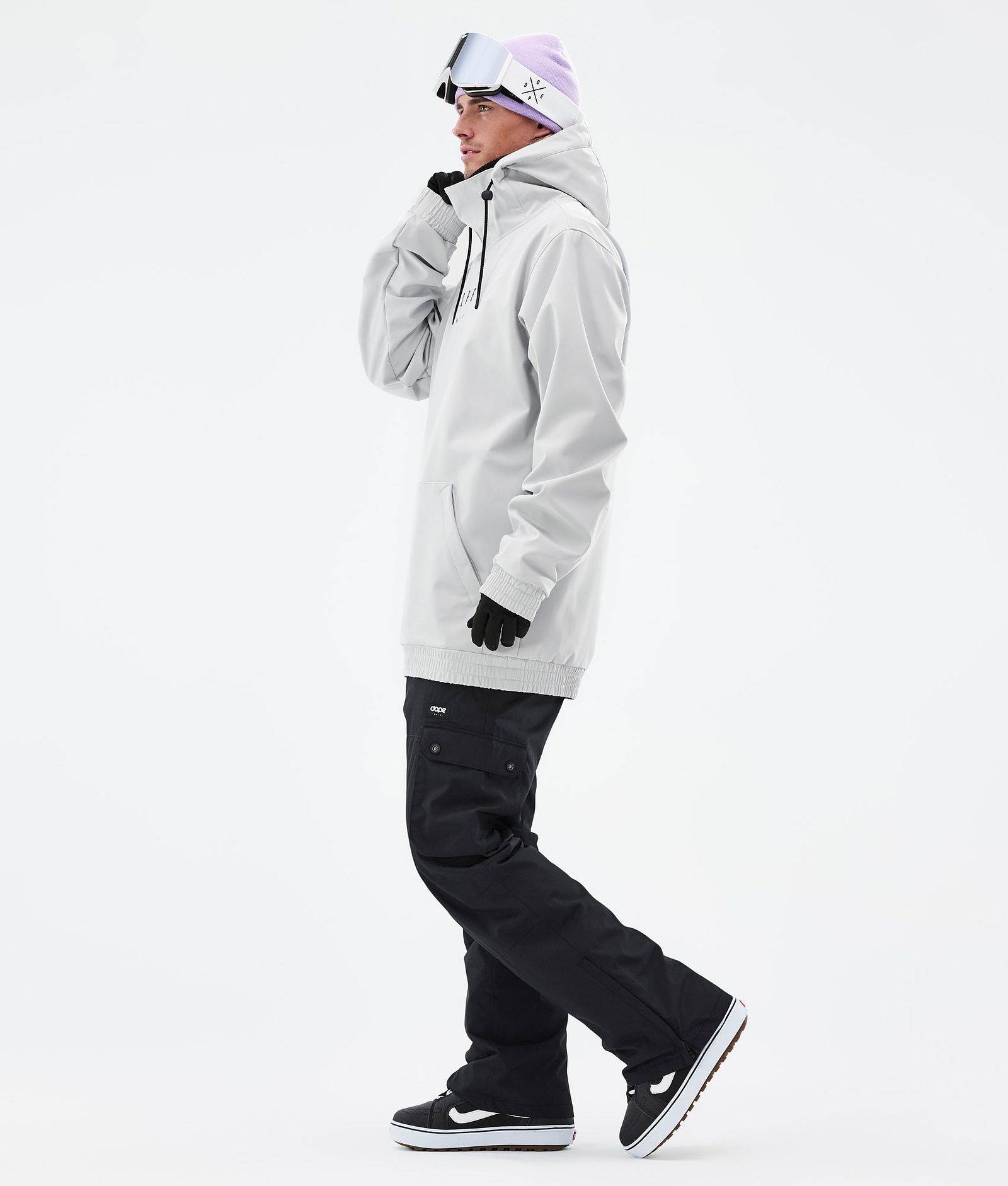 Yeti 2022 Kurtka Snowboardowa Mężczyźni Peak Light Grey