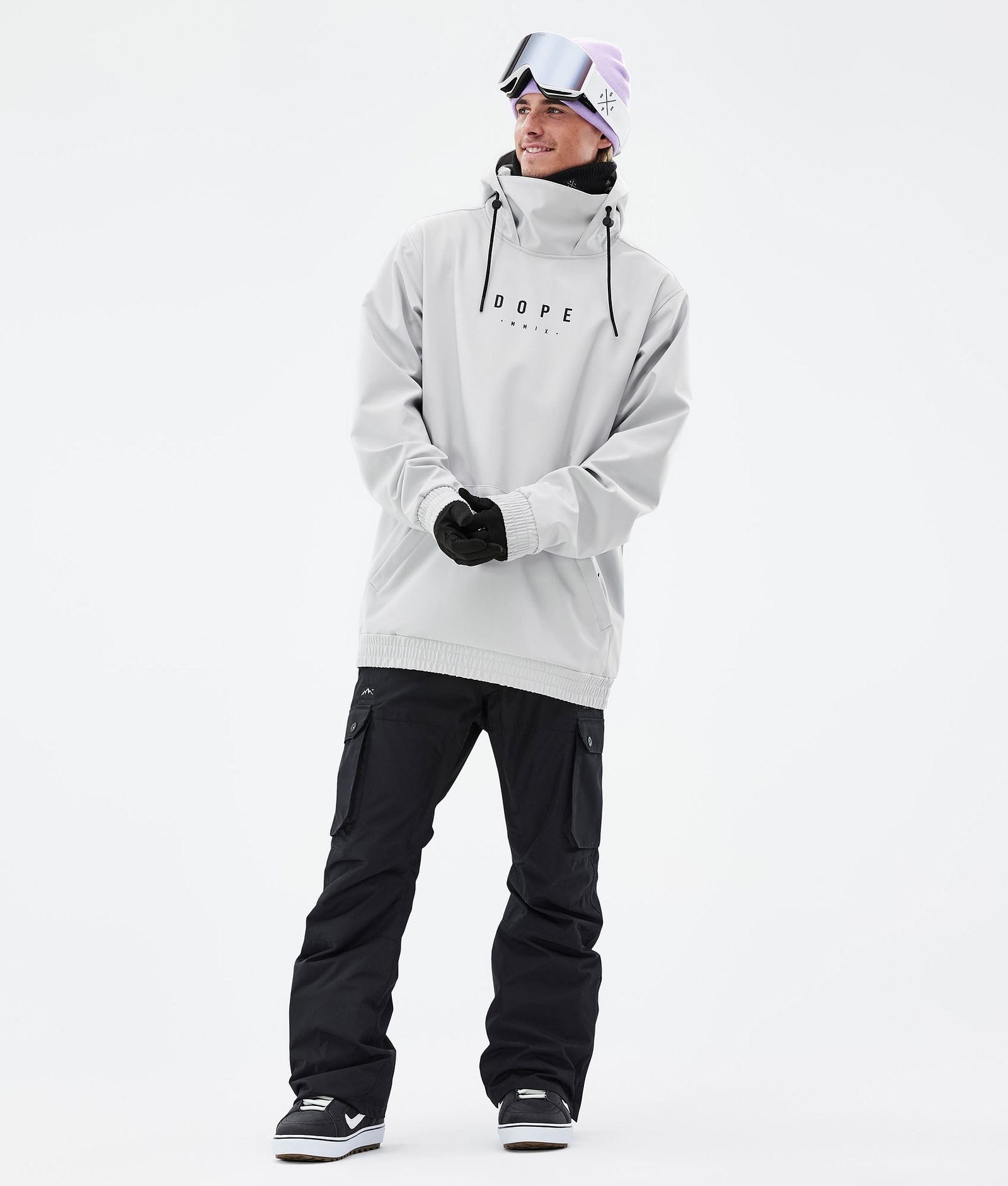 Yeti 2022 Kurtka Snowboardowa Mężczyźni Peak Light Grey