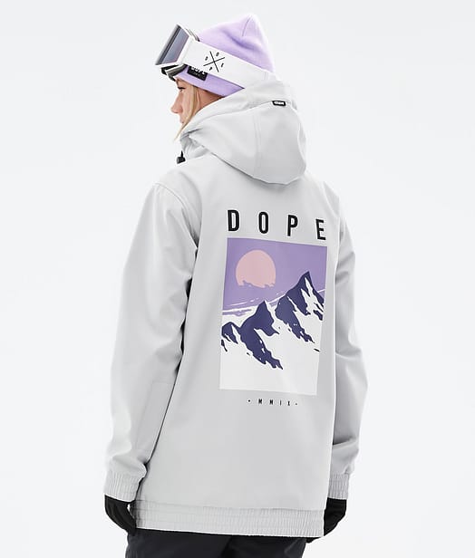 Yeti W 2022 Snowboard Jacket Women Peak Light Grey