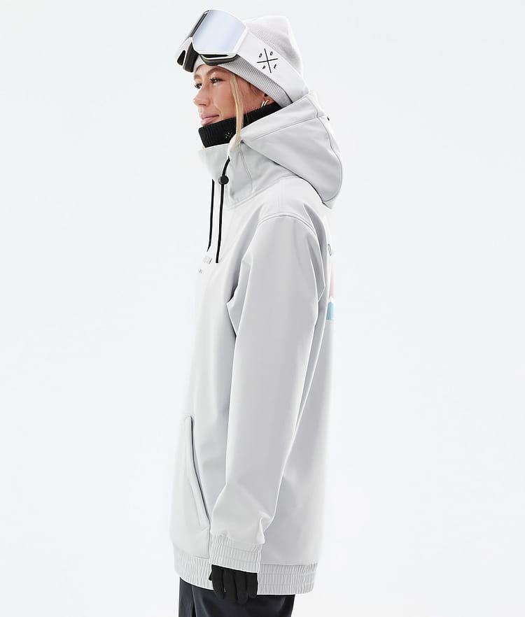 Yeti W 2022 Veste Snowboard Femme Range Light Grey, Image 7 sur 8
