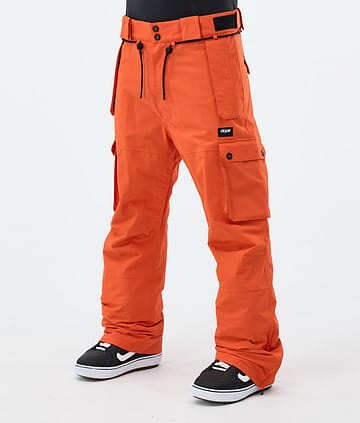 Iconic Snowboard Pants Men Orange