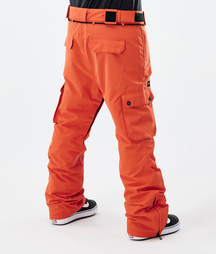 Iconic Snowboard Pants Men Orange Renewed, Image 4 of 7