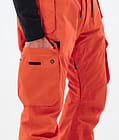 Iconic Pantalon de Snowboard Homme Orange Renewed, Image 6 sur 7