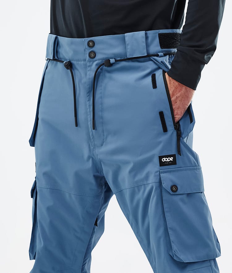Iconic Snowboard Pants Men Blue Steel