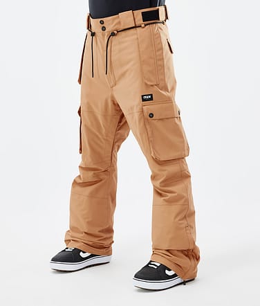 Iconic Pantaloni Snowboard Uomo Khaki Yellow