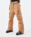 Iconic Ski Pants Men Khaki Yellow